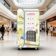 HUAXIN B83 Max: مستقبل تجارة الآيس كريم الآلية بالكامل
